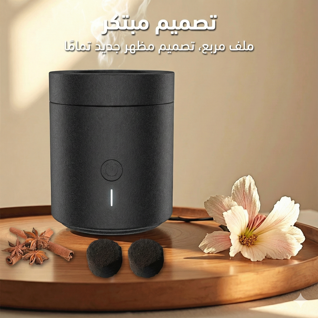 ✨ مبخرة إلكترونية ذكية للبخور والعود – قابلة للشحن ✨